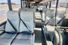 Dignity Transportation Coach Bus Interior View Dignity Transportation Coach Bus Interior View